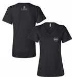 The Oakdale Brew House Ladies Relaxed Staff V-Neck T-Shirt