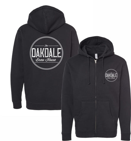 The Oakdale Brewhouse Full-Zip Hooded Sweatshirt