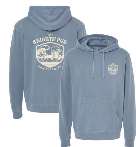 The Knights' Pub Pigment-Dyed Hooded Sweatshirt