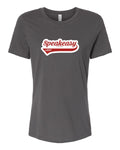 Speakeasy Womens Relaxed Fit Baseball Tail T-Shirt