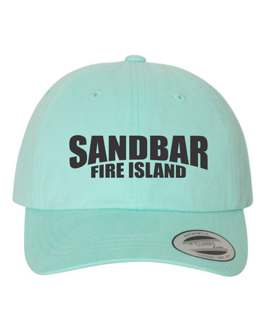 The Sandbar Embroidered Beach Washed Dad Hat