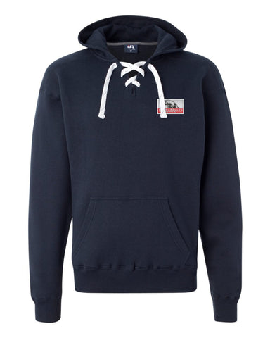 Swingbellys Hockey Style Hooded Sweatshirt with Sewn-On Patch